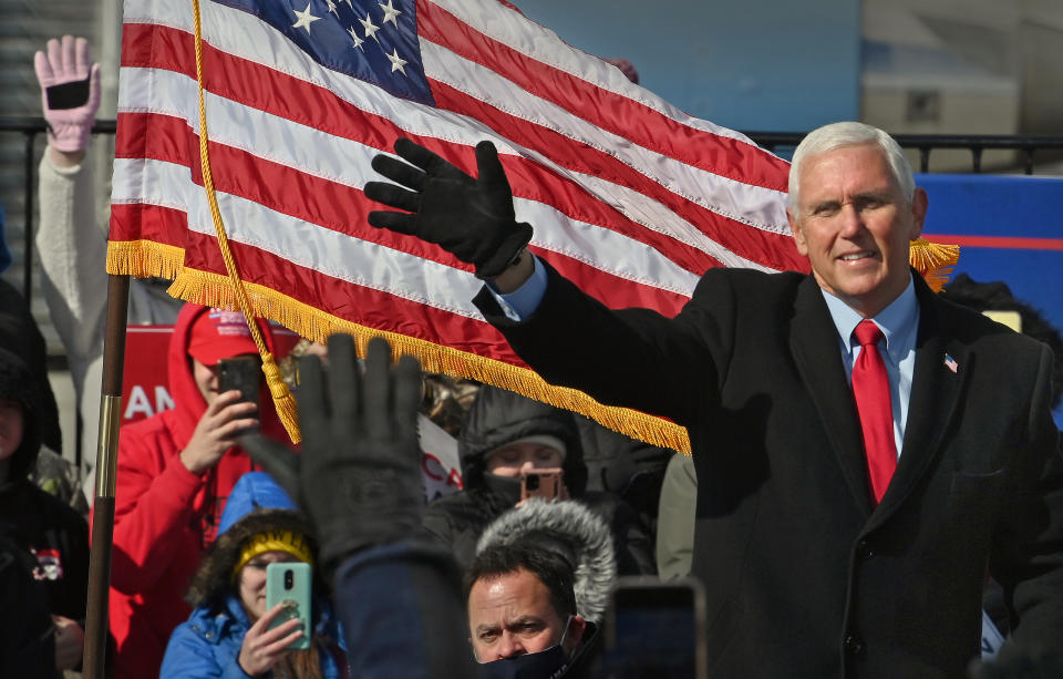 Mike Pence tiene aspiraciones presidenciales propias y podría ser una de las figuras republicanas contendientes en 2024. (Getty Images)