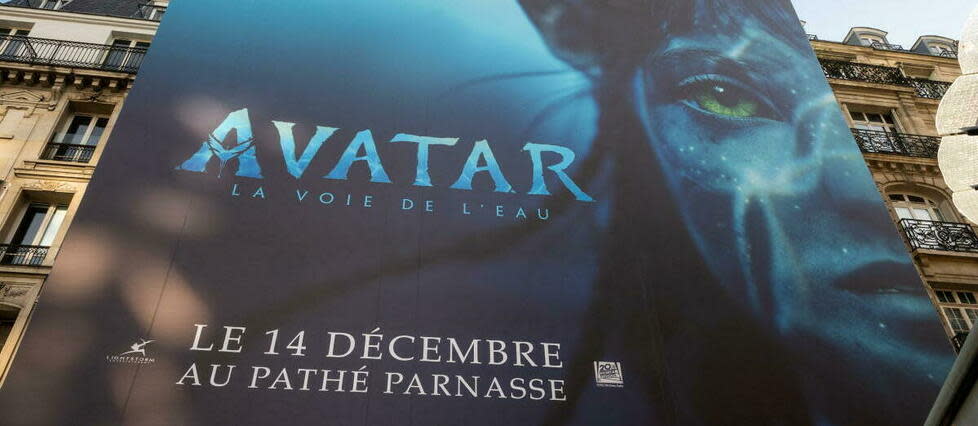 Avatar : La Voie de l'eau de James Cameron dure 192 minutes. Il est le film le plus vu de 2022 en France.    - Credit:RICCARDO MILANI / Hans Lucas via AFP