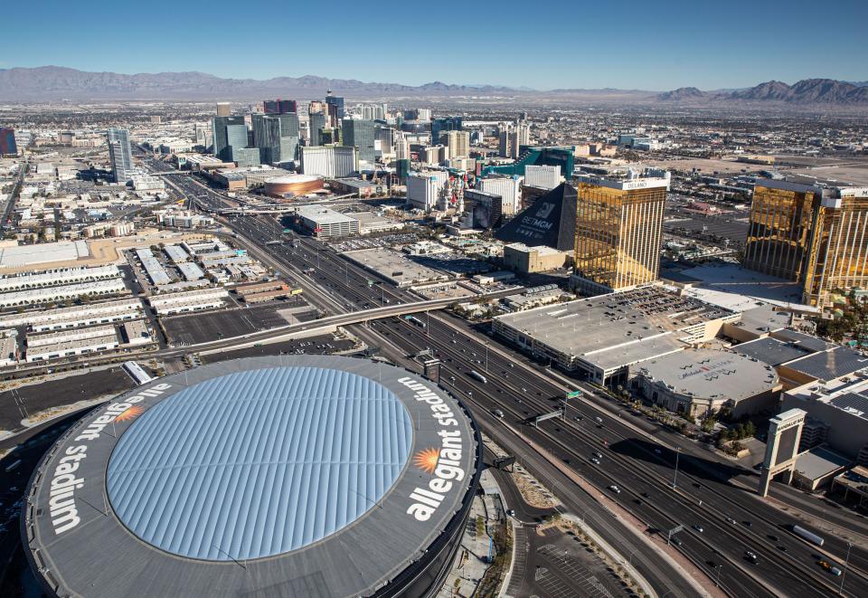 Allegiant Stadium in Las Vegas, Nevada