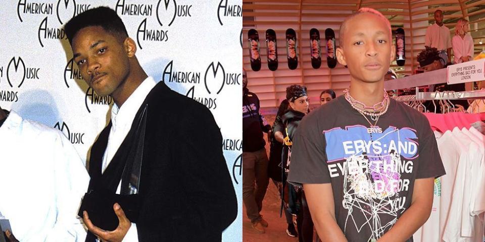 Will Smith and Jaden Smith at 21