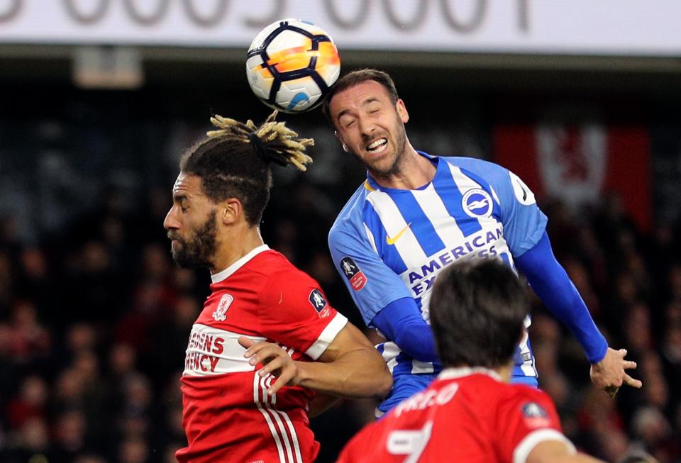 The form of Glenn Murray (right) has been a major factor in Brighton’s excellent season