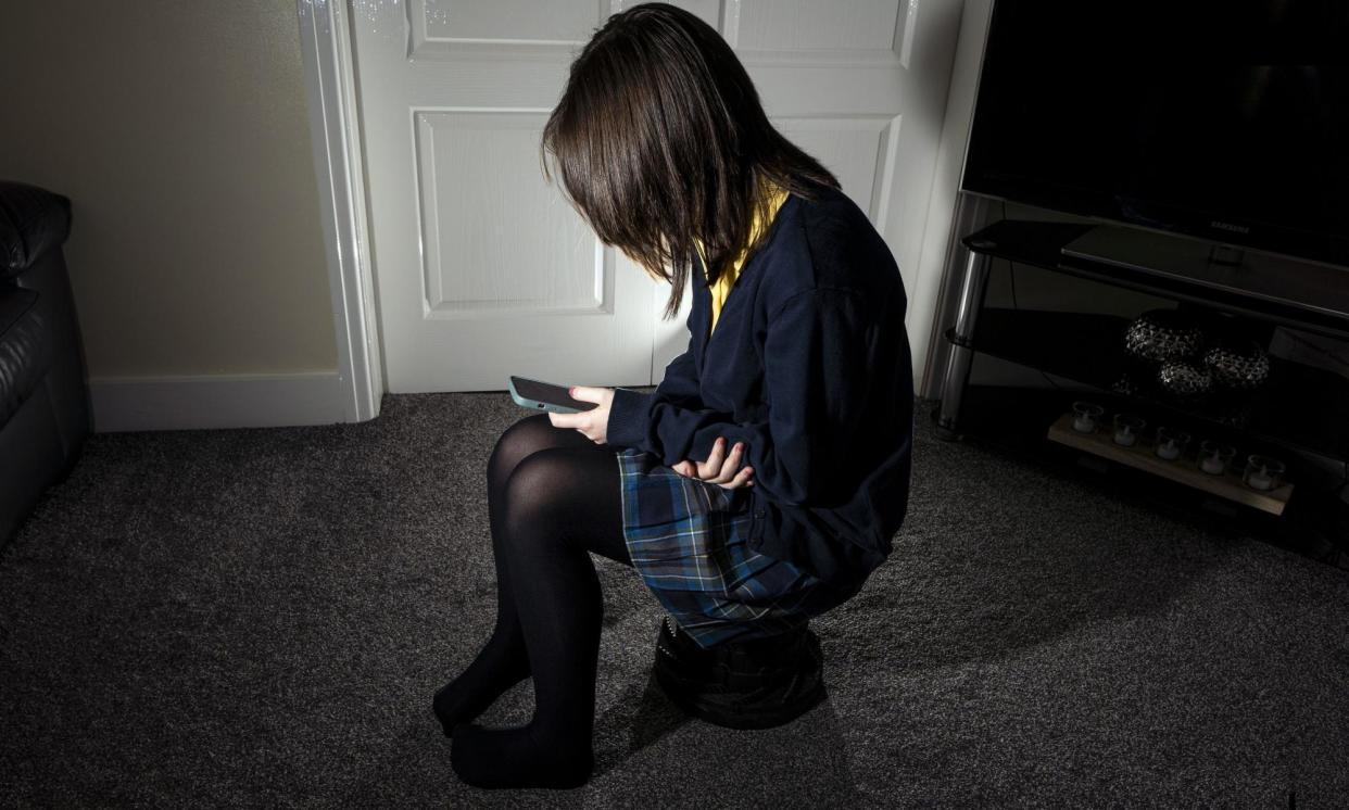 <span>The report found young people from the poorest families were four times more likely to have mental health problems than the most affluent.</span><span>Photograph: Peter Byrne/PA</span>