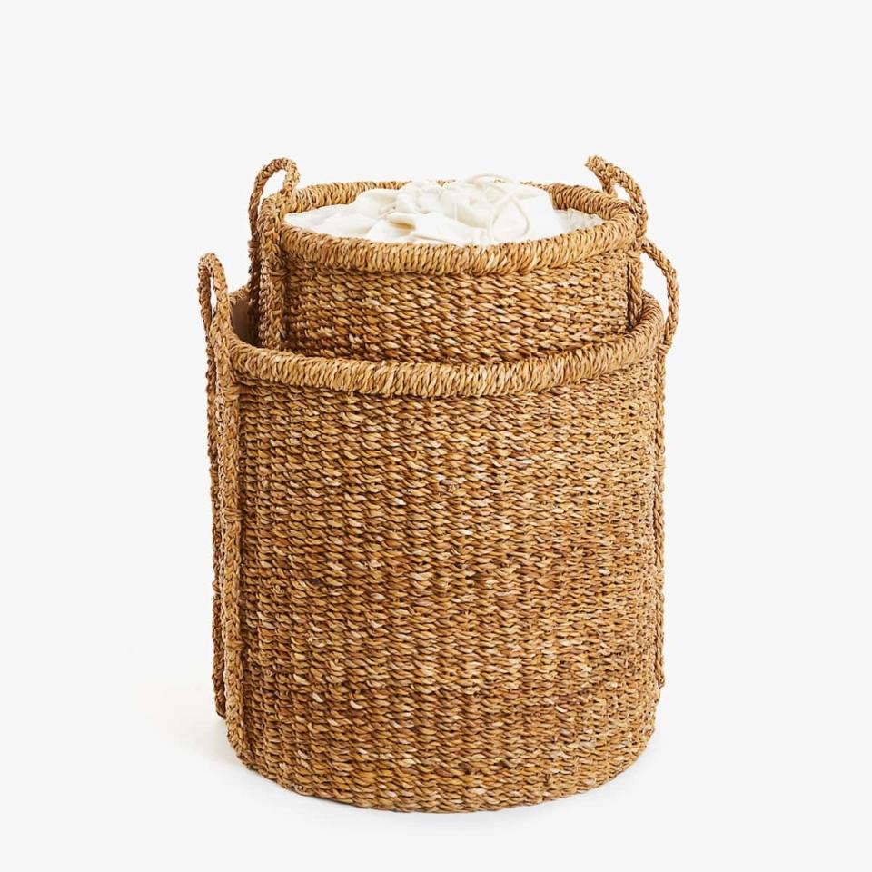 <p>We guarantee with a basket like this you'll stop throwing your clothes all over the floor. Bonus: the drawstring keeps it looking tidy and out of sight for any visitors.</p> <p><strong>Shop It Here:</strong> Laundry basket with drawstring, $59.90, <a rel="nofollow noopener" href="https://www.zarahome.com/us/laundry-basket-with-drawstring/laundry-basket-with-drawstring-c1020116728p300694795.html?colorId=700&parentId=300696502" target="_blank" data-ylk="slk:zarahome.com;elm:context_link;itc:0;sec:content-canvas" class="link ">zarahome.com</a></p>