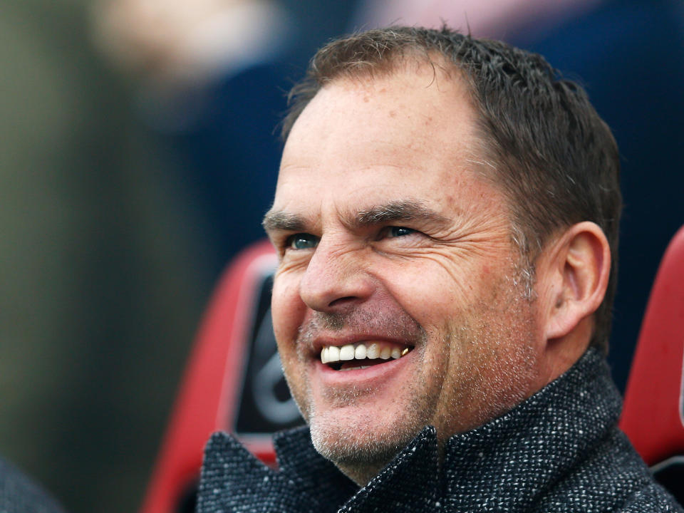 Frank De Boer will look to rehabilitate his reputation after a wild but brief spell with Inter: Getty