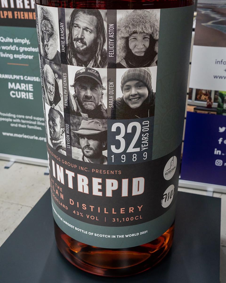 The Intrepid whisky bottle