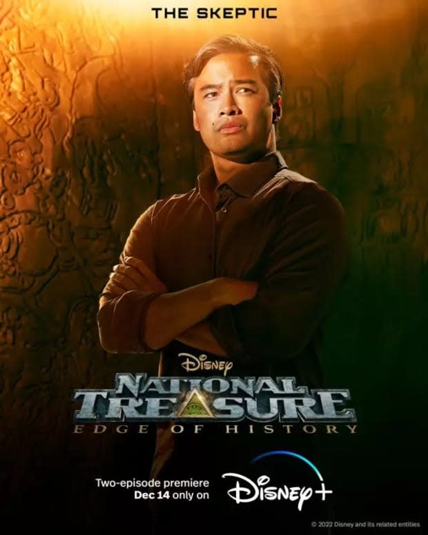 Jordan Rodrigues as Ethan in "National Treasure: Edge of History" on Disney+<p>Disney</p>