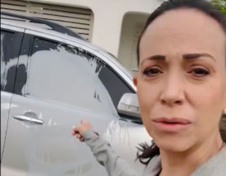 María Corina Machado denunció un atentado en su contra