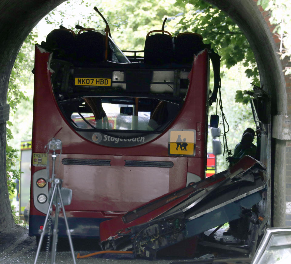 Winchester school bus crash