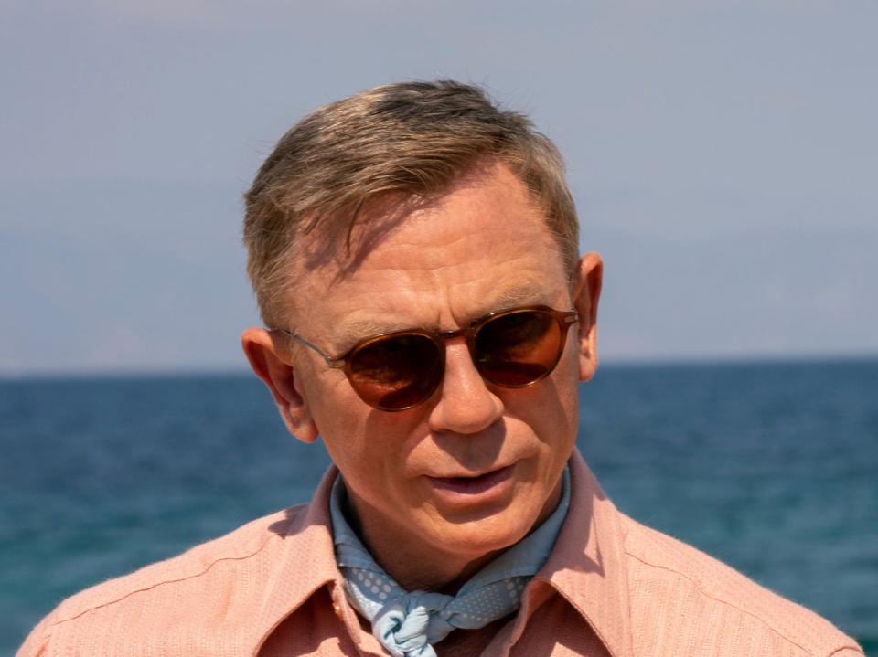 Daniel Craig as Benoit Blanc in ‘Glass Onion' (John Wilson/Netflix © 2022)