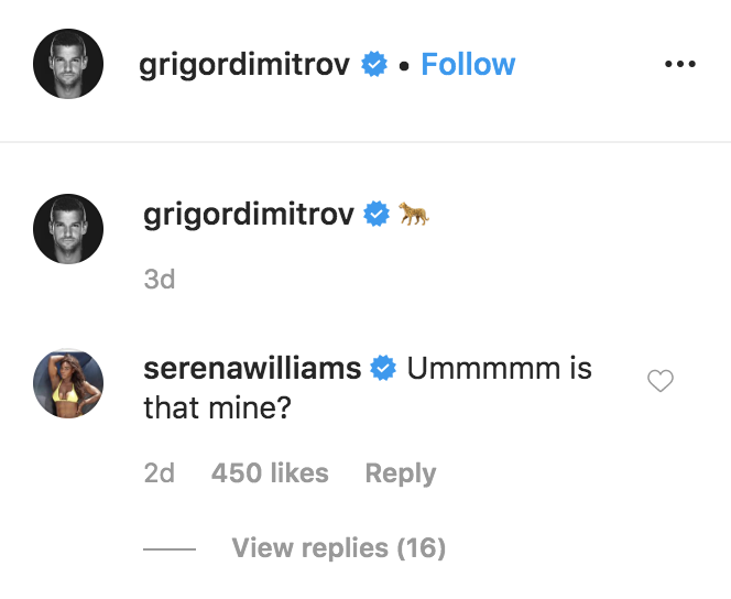 Grigor Dimitrov/Instagram