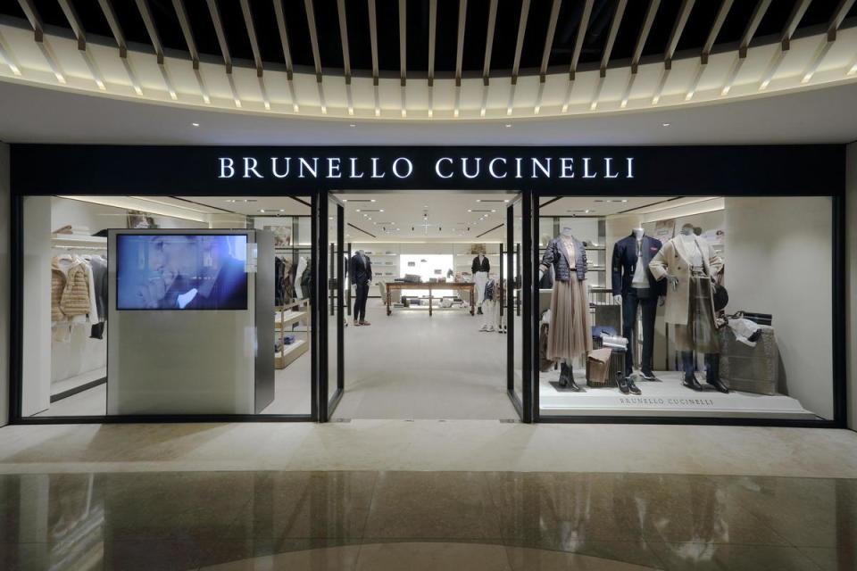 BRUNELLO CUCINELLI麗晶精品店是台灣第3間專門店。（藍鐘提供）