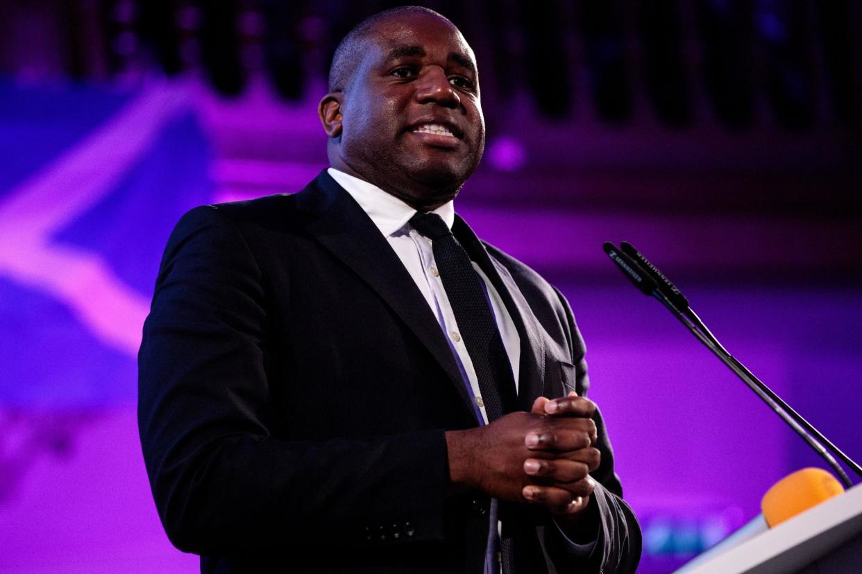 Labour MP David Lammy spoke out in support of the Black Lives Matter protests during BBC's Question Time: Getty Images