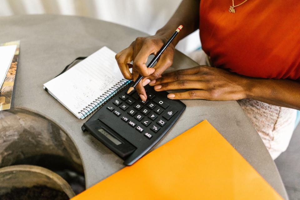 Do you have a budget to keep you on track? <a href="https://www.pexels.com/photo/woman-uses-calculator-7491011/" rel="nofollow noopener" target="_blank" data-ylk="slk:Photo by RODNAE Productions/Pexels;elm:context_link;itc:0;sec:content-canvas" class="link ">Photo by RODNAE Productions/Pexels</a>, <a href="http://creativecommons.org/licenses/by/4.0/" rel="nofollow noopener" target="_blank" data-ylk="slk:CC BY;elm:context_link;itc:0;sec:content-canvas" class="link ">CC BY</a>