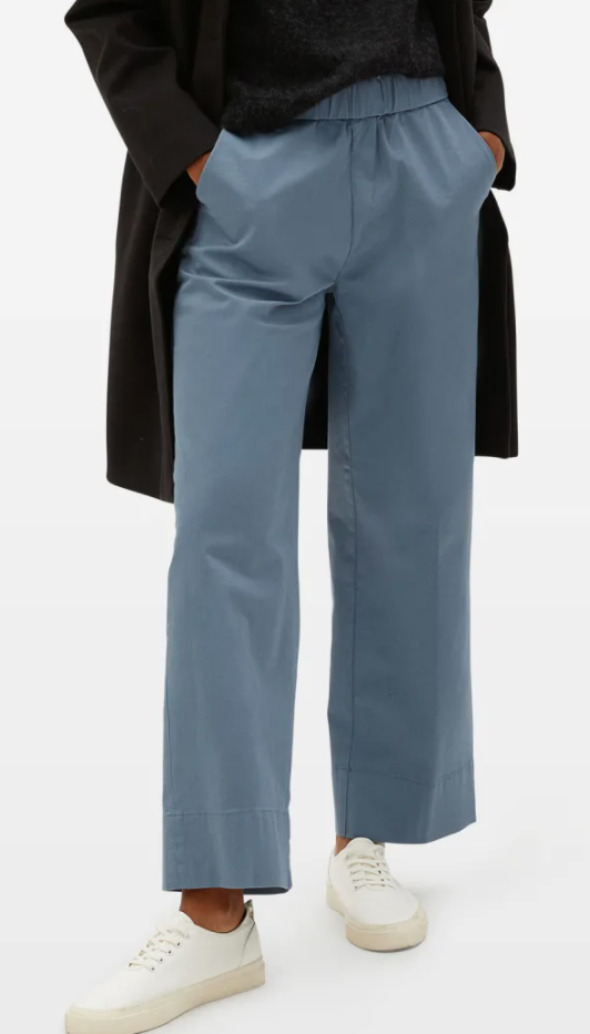 Everlane Easy Straight Leg Chino in Blue Teal