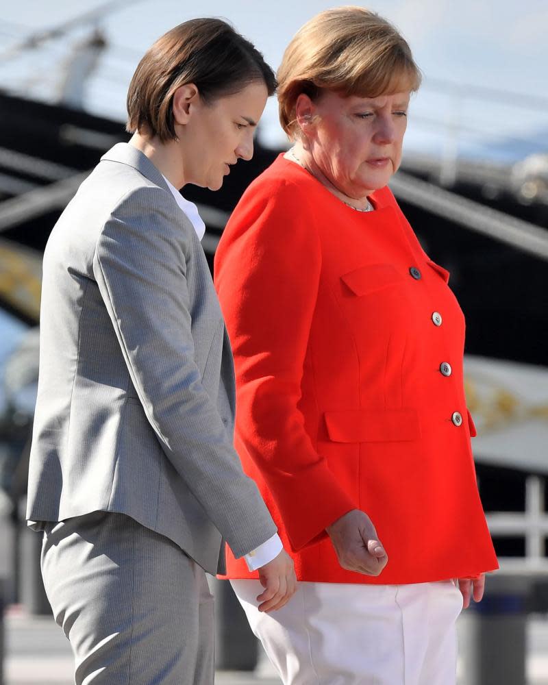 Ana Brnabić and Angela Merkel