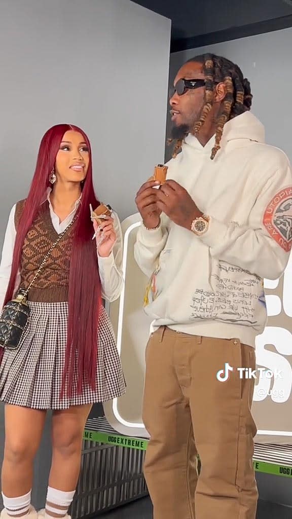 Cardi B, Daughter Kulture Wear Matching Chanel Outfits