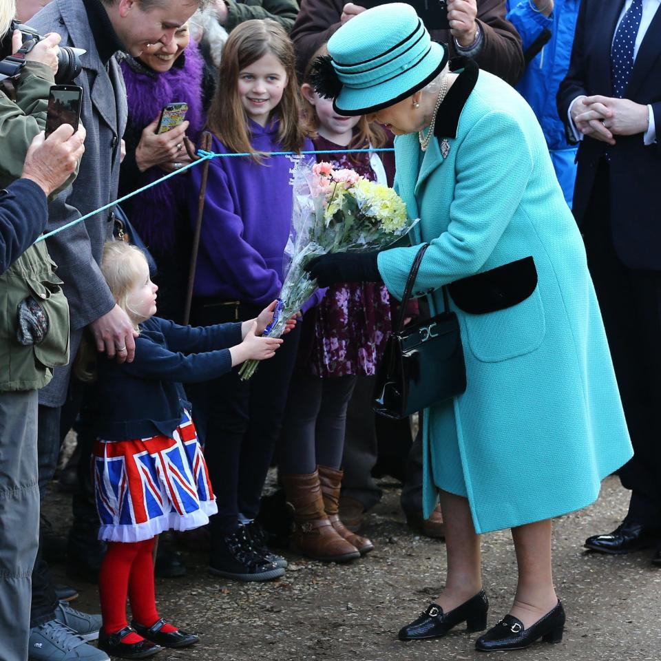 Queen boards train for journey back to London as she finishes winter break at Sandringham