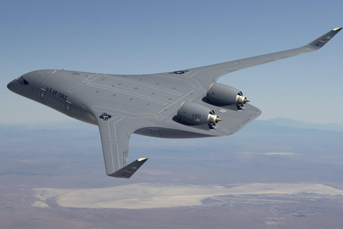 Военновъздушните сили отпускат 235 милиона долара на стартираща компания за изграждането на пример за елегантен нов самолет