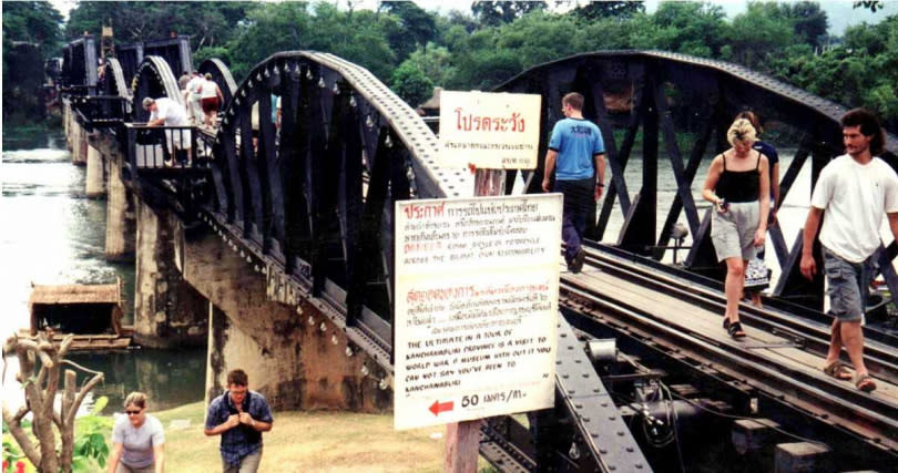 電影《桂河大橋》，就是描述二戰時泰緬鐵路的情況，也因這部電影，桂河大橋的所在地北碧府，成為許多遊客慕名而來的景點。（圖／達志／美聯社）