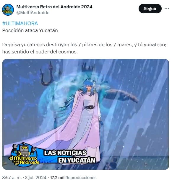 poseidon estatua memes caballeros del zodiaco