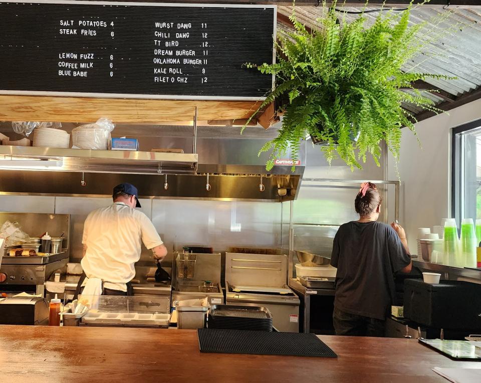 There, There is an intimate modern diner on West Fountain Street on Providence's West Side.