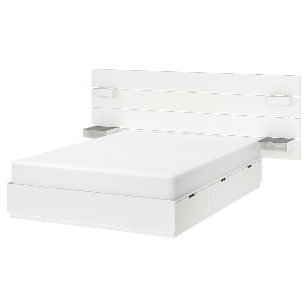 Nordli Bed With Headboard and Storage: