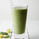 <p>Use ripe bananas for this creamy Greek yogurt, spinach and pineapple smoothie. Chia seeds add healthy omega-3 fats, fiber and a little protein for an extra nutritional boost. <a href="https://www.eatingwell.com/recipe/251038/pineapple-green-smoothie/" rel="nofollow noopener" target="_blank" data-ylk="slk:View Recipe;elm:context_link;itc:0;sec:content-canvas" class="link ">View Recipe</a></p>