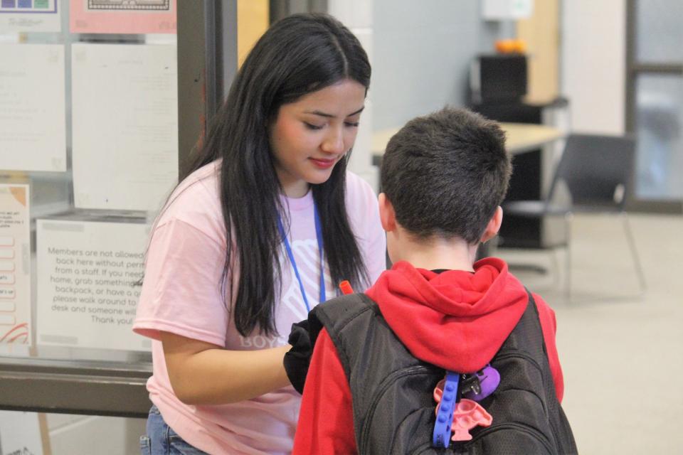 Jaquelin Barajas, the 2024 Youth of the Year, is a junior staff member at the Boys and Girls Club of Greater Holland.