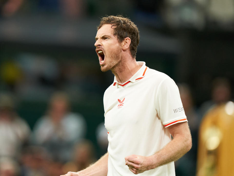 Battling Murray, 34, sent SW19's hearts soaring by making a winning return to his home Grand Slam on Monday