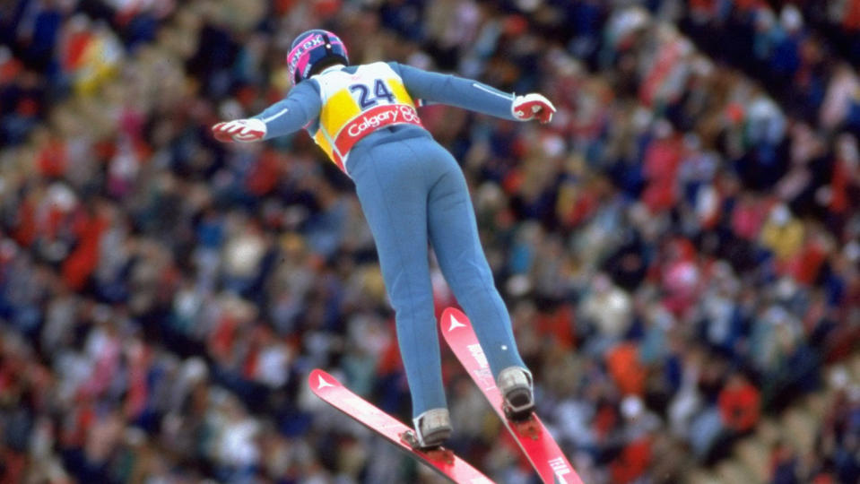 Eddie 'The Eagle' Edwards was the plucky underdog at the Winter Olympics in 1998 (Getty Images)