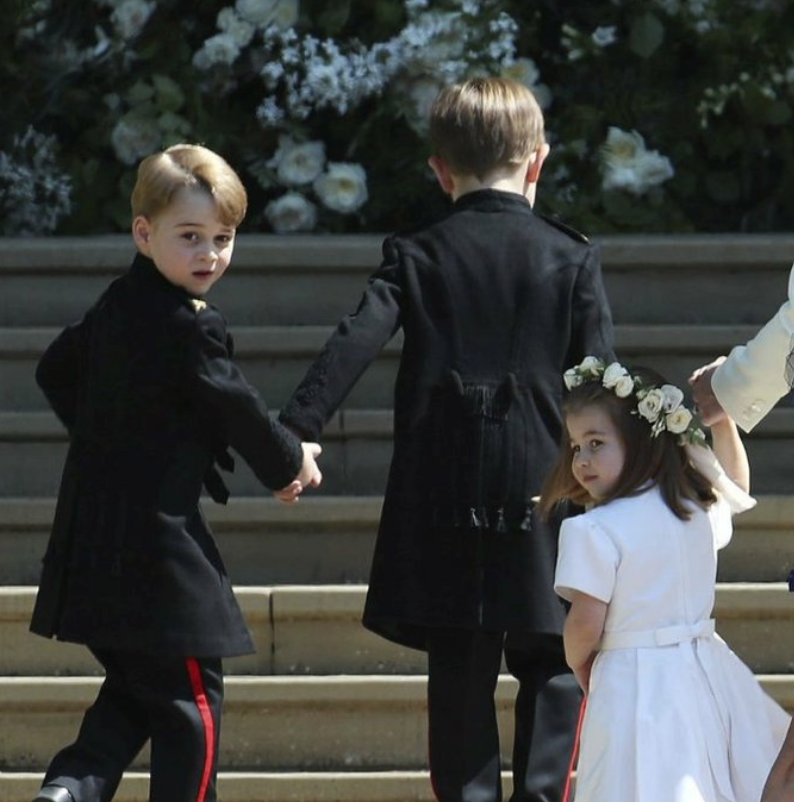 Pajes y damas de honor de la Boda Real