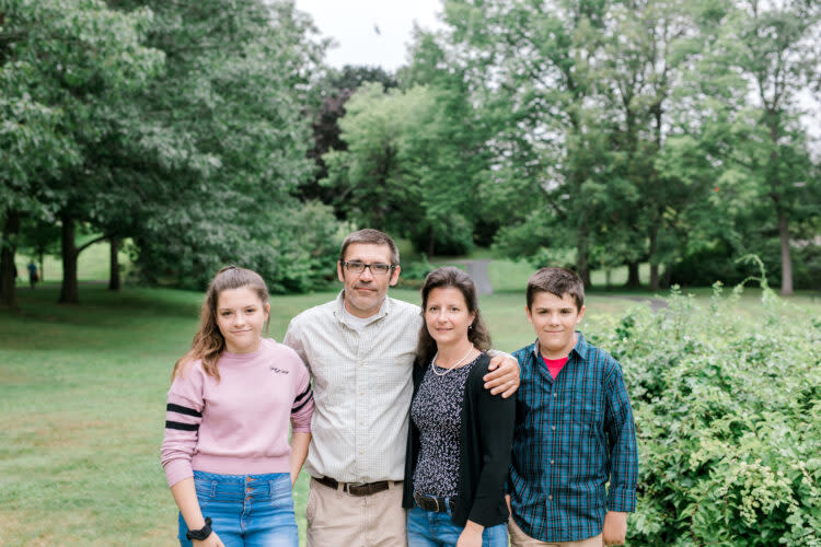 Troy and Amy Nelson sent their children, Alicia and Royce, to Erskine Academy, a secular private school that participates in the tuition assistance program. They were among the plaintiffs in <em>Carson v. Maine.</em> (Institute for Justice)