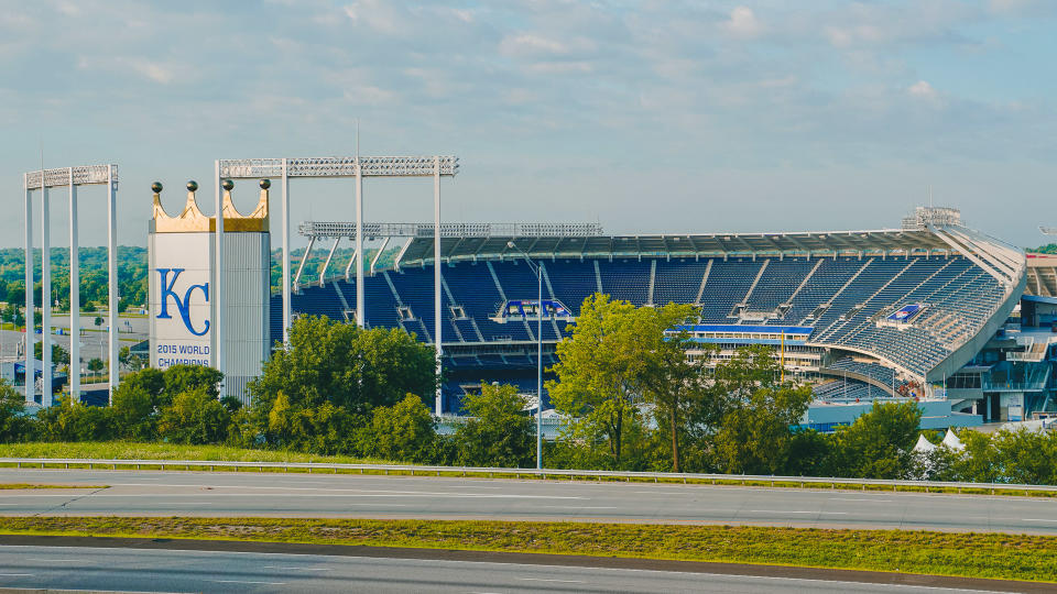 Kauffman Stadium baseball park