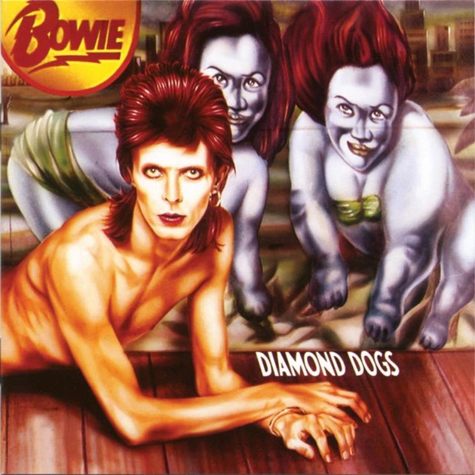  2) Diamond Dogs (1974) Surprisingly undersung, all things considered, Diamond Dogs has all the elements of being a sloppy, ambitious mess but is that much more fascinating for how well it all hangs together. With the Spiders From Mars gone, Bowie took on playing guitar for much of this, working with Tony Visconti and a strong rhythm section; and sounding taut, vital, and slightly psychedelic.  Following an aborted attempt at crafting a project based on George Orwell’s 1984, Bowie took his concept, threw in some gutterpunk imagery (that essentially predicted The Warriors movie that would come five years later), and completely went to town. Most memorable is the first side of songs, beginning with “Sweet Thing” and ending with “Rebel Rebel”; between the surreal, theatrical narrative of “Sweet Thing” and “Candidate” (“We’ll buy some drugs and watch old bands / And jump in the river holding hands”) and the riveting side-closer “Rebel Rebel” (which as a single — with a different, fabulously excessive mix — preceded Diamond Dogs’ release by several months), you’ve basically got Bowie extracting himself from a Ziggy career dead-end, anticipating the rise of punk rock that would come, and making albums like nobody else, ever.