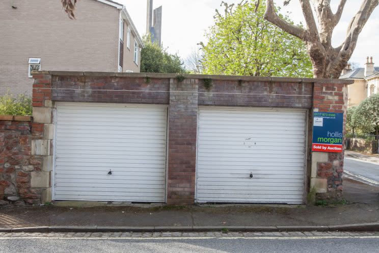 Despite the £215,000 price tag, there isn't planning permission for the site... (SWNS)