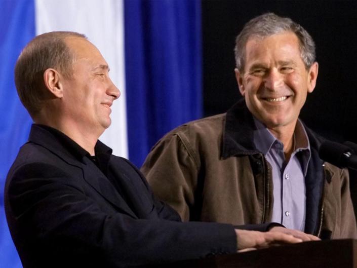 Bush and Putin