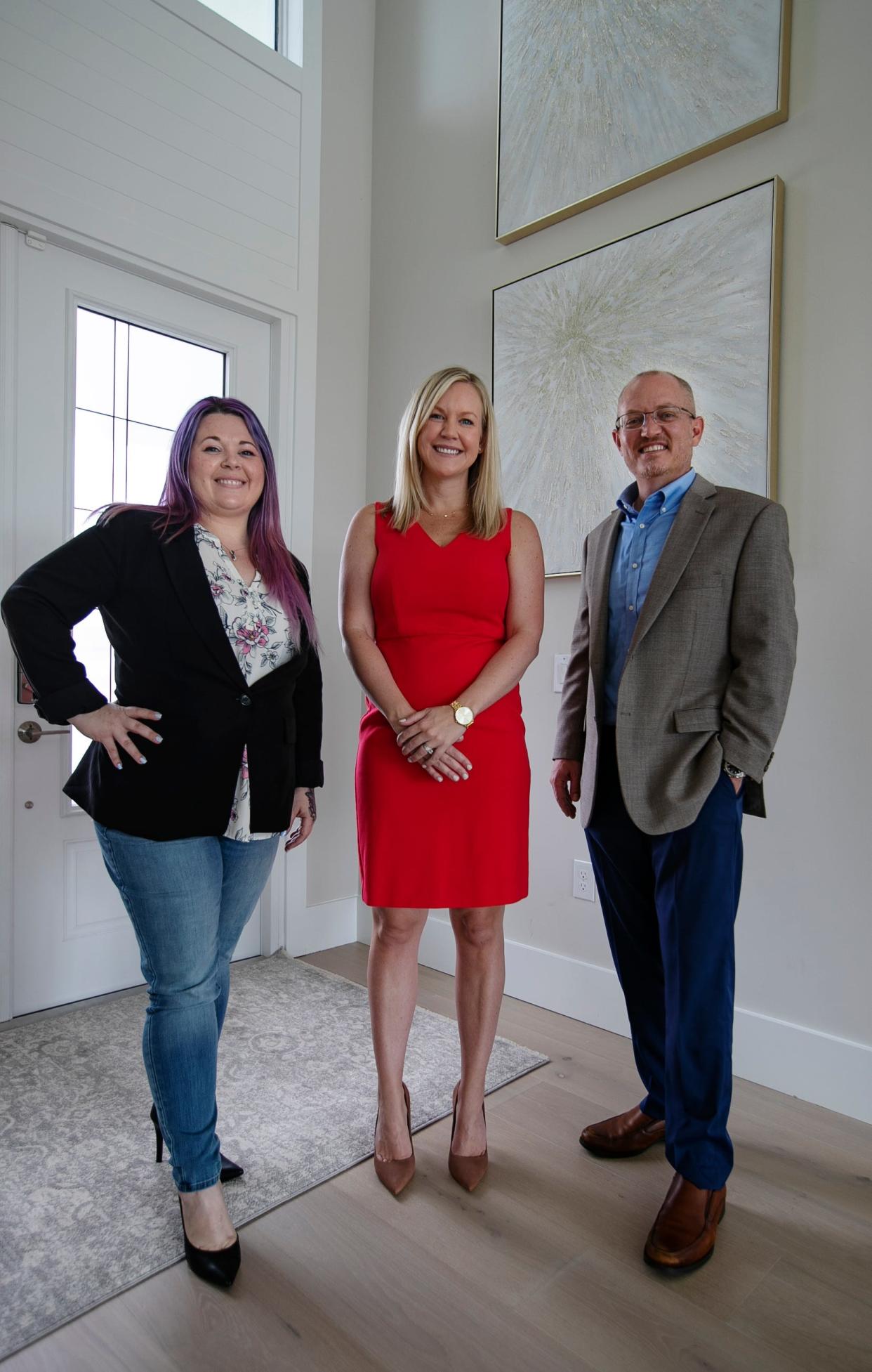 From left, Bess Charles, owner of LadyCakes Bakery; Megan Rose, CEO and founder of the nonprofit Better Together; and Bryan Blackwell, managing partner at Southern Oak Wealth Management, are Cape Coral residents who are a big part of Better Together.