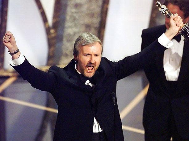 Tem três Oscars na estante, todos por 'Titanic’: melhor filme, diretor e edição.