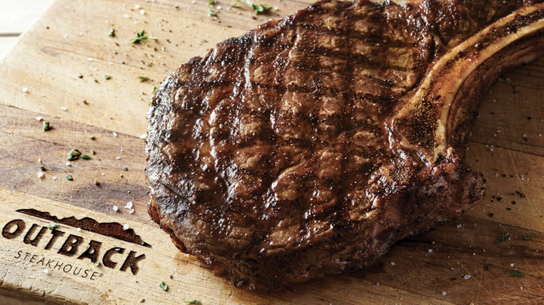 Outback Steakhouse bone-in steak