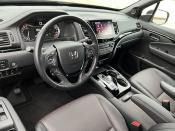 <p>Overall, the Ridgeline's interior is a nice place to spend time. It's no luxury cruiser, of course, but it doesn't play up its utilitarian attitude once you step inside. There's leather and piano black trim everywhere, and plenty of legroom to stretch out on long drives. </p>