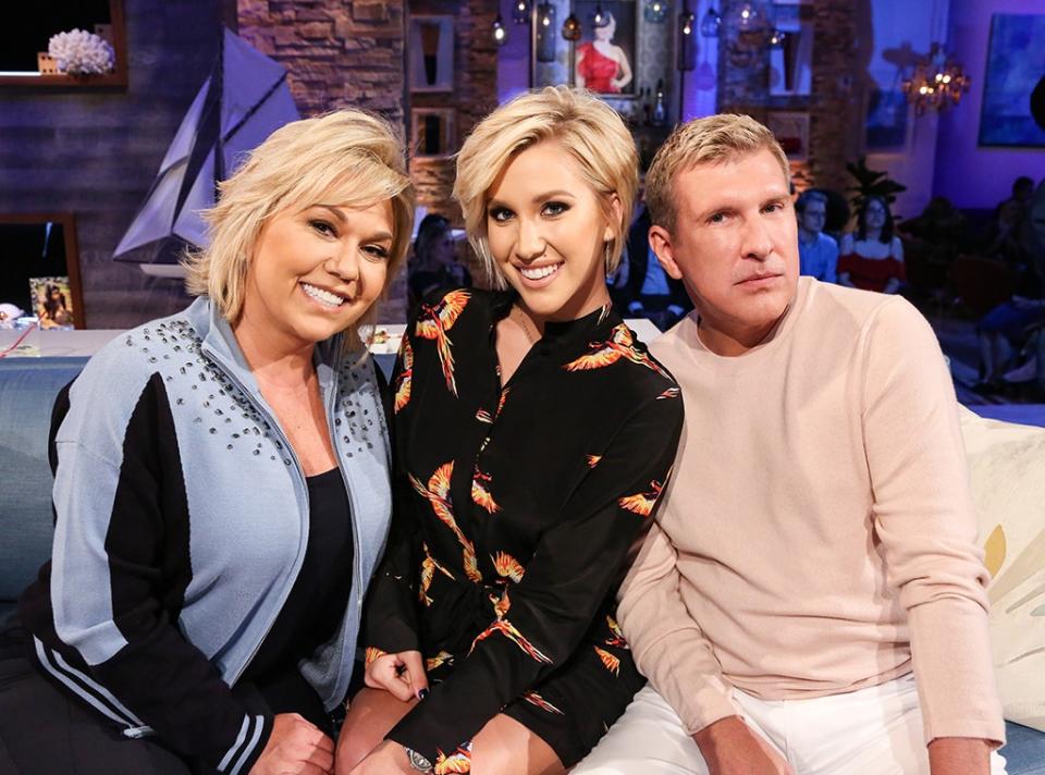 Savannah Chrisley, Todd Chrisley, Julie Chrisley