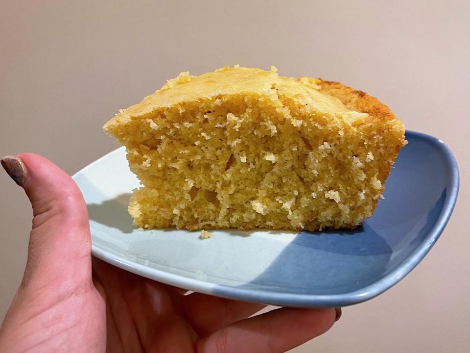 Slice of Ina Garten cornbread