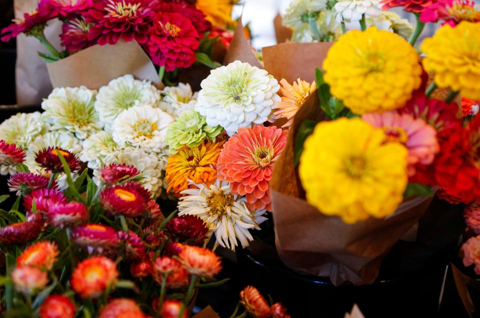 Flowers available to florists and floral designers through the Missouri Flower Exchange on Wednesday, June 28, 2023.