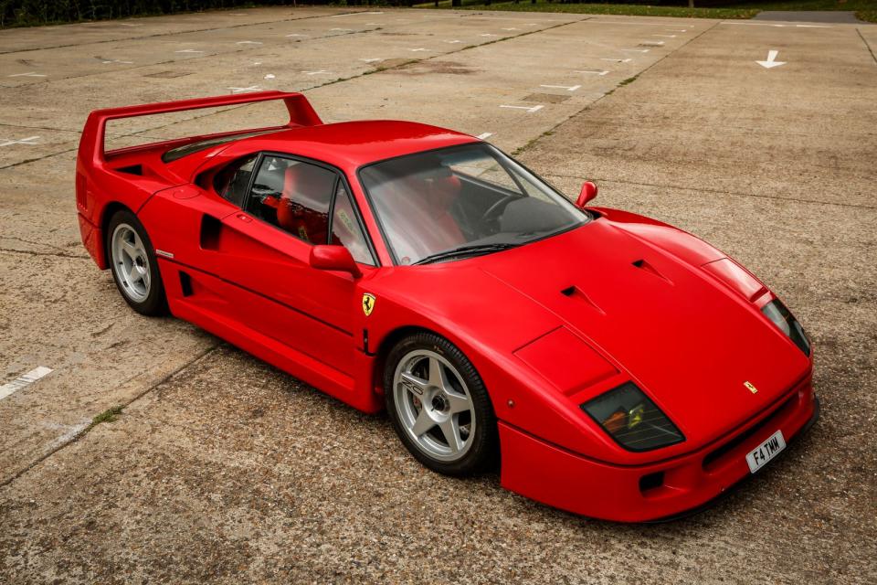 <p><span>For unadulterated sensory excitement, along with the fear of flying off the road, the F40 is hard to better. They are absurd money, but if you can buy one in the first place, you should lose little and might even gain. This example is especially expensive, because it has the rare Lexan sliding windows and lacks a catalytic converter and the less favoured adjustable suspension. The twin-turbocharged V8’s 471bhp is less out of sight than it was, but it sits within a car weighing only 1100kg. So it’s quite brisk.</span></p>