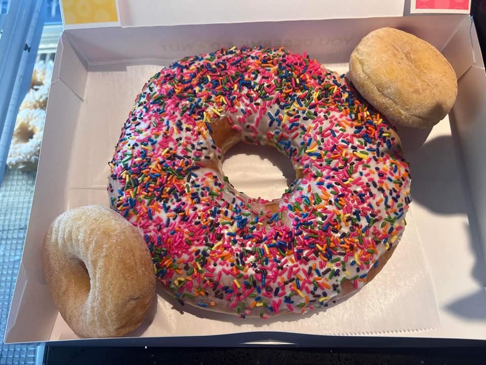 Looking for a unique birthday treat? Try The Rise Cafe's donut cakes.