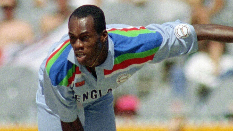 Chris Lewis starred for England in an eight-year international career. Pic: Getty