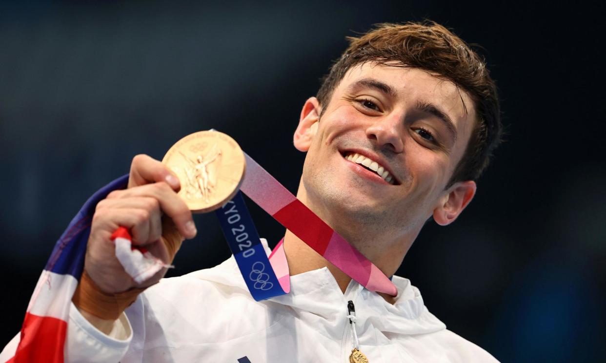<span>Tom Daley will hope to win his fifth Olympic medal in Paris this summer. </span><span>Photograph: Stefan Wermuth/Reuters</span>