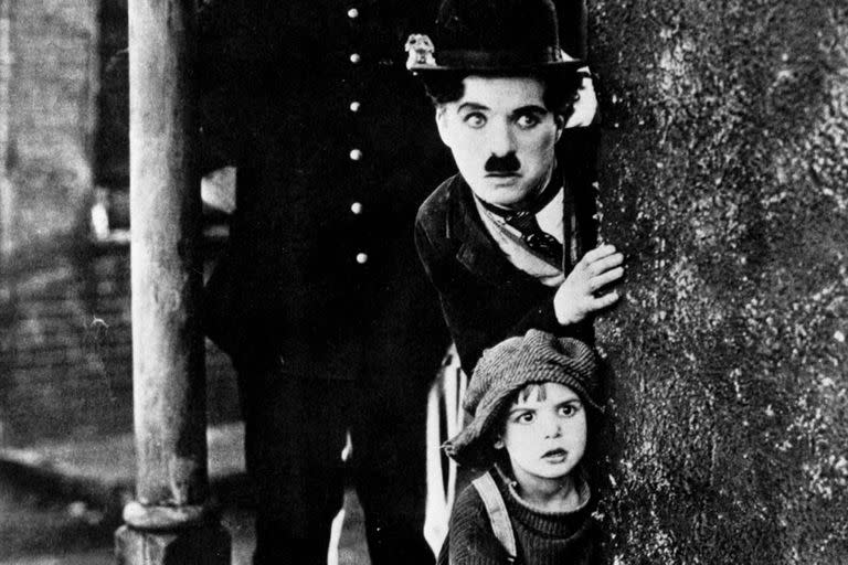 Escena de The kid (1921)