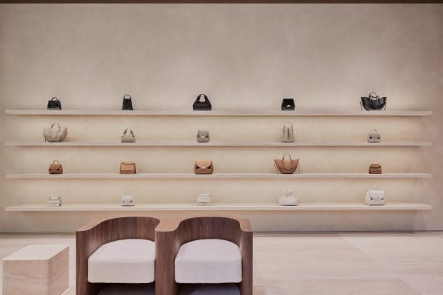 Inside Polène's New York City flagship store, located at 487 Broadway in SoHo.<p>Photo: Courtesy of Polène</p>