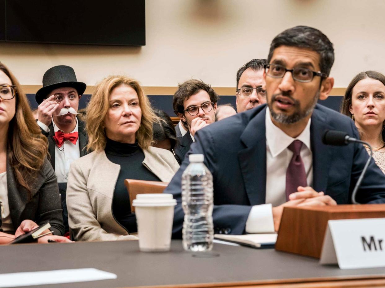 pichai google ceo monopoly man hearing 2018